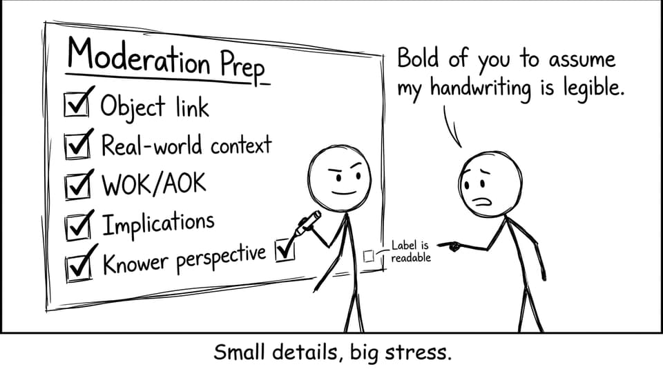 Small details, big stress.