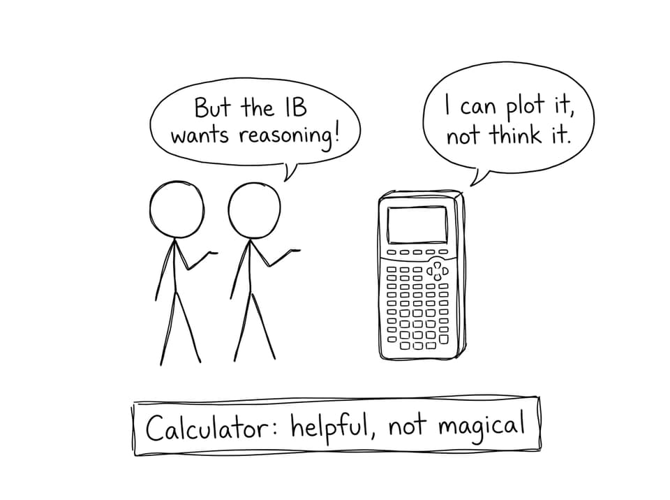 A calculator that refuses to “think”