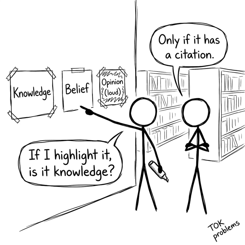 Highlighting it doesn’t make it knowledge