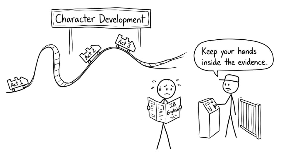 Character arc rollercoaster