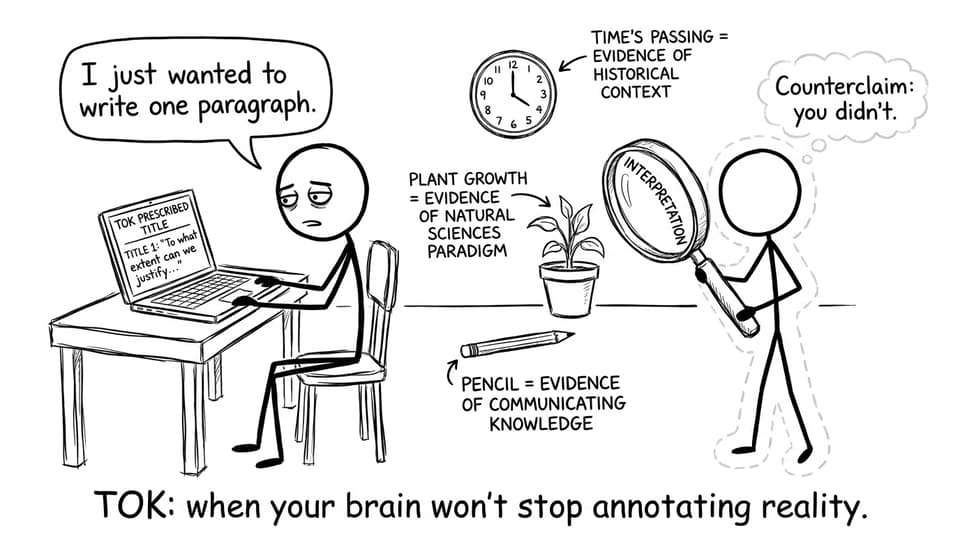 TOK: when your brain won’t stop annotating reality.