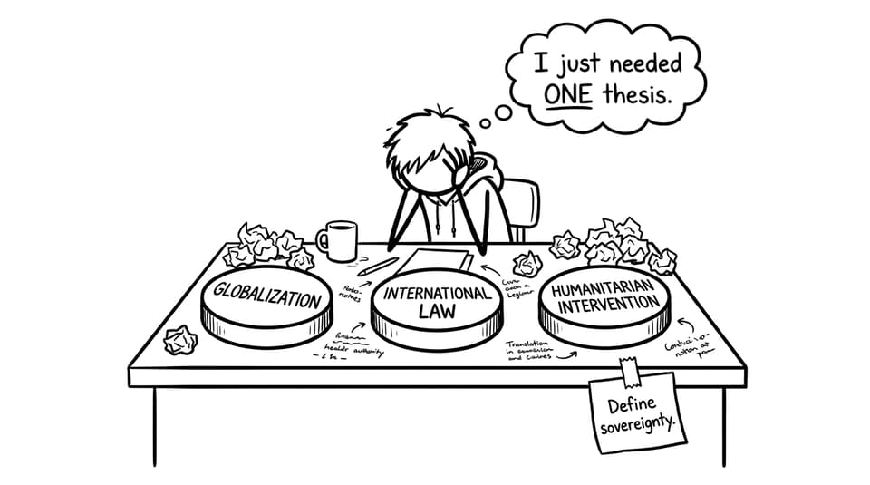 An IB student facing too many sovereignty angles