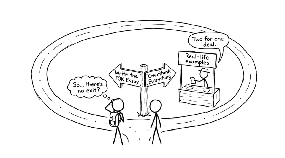 A crossroads: Write the TOK Essay vs Overthink Everything