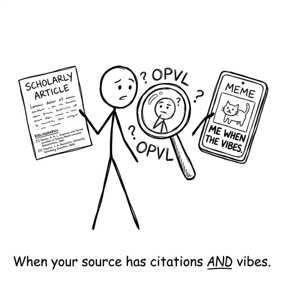 Evaluating sources is a lifestyle