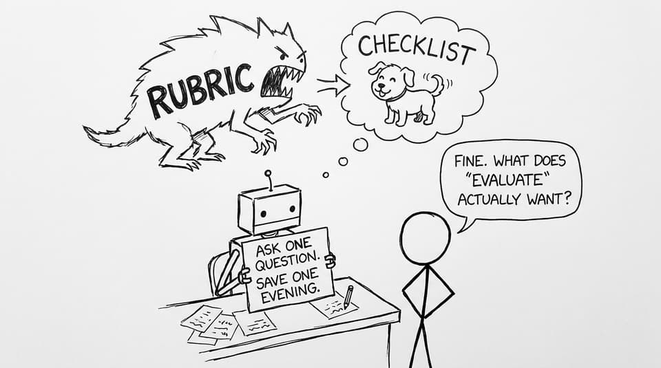 Jojo AI and rubric puppy comic