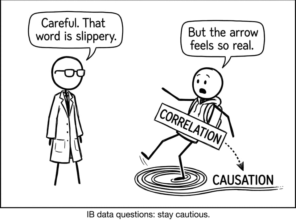Correlation vs causation banana peel