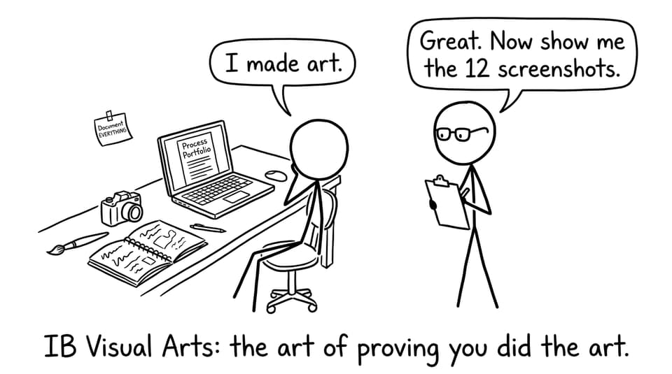 IB Visual Arts: documenting the process