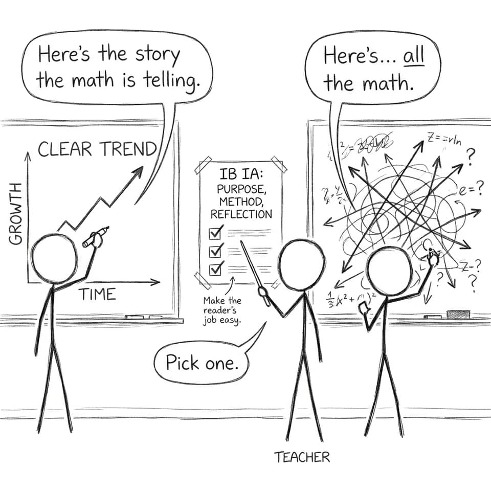 Choose story over spaghetti math