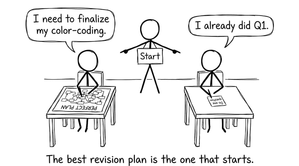 The best plan is the one that starts comic
