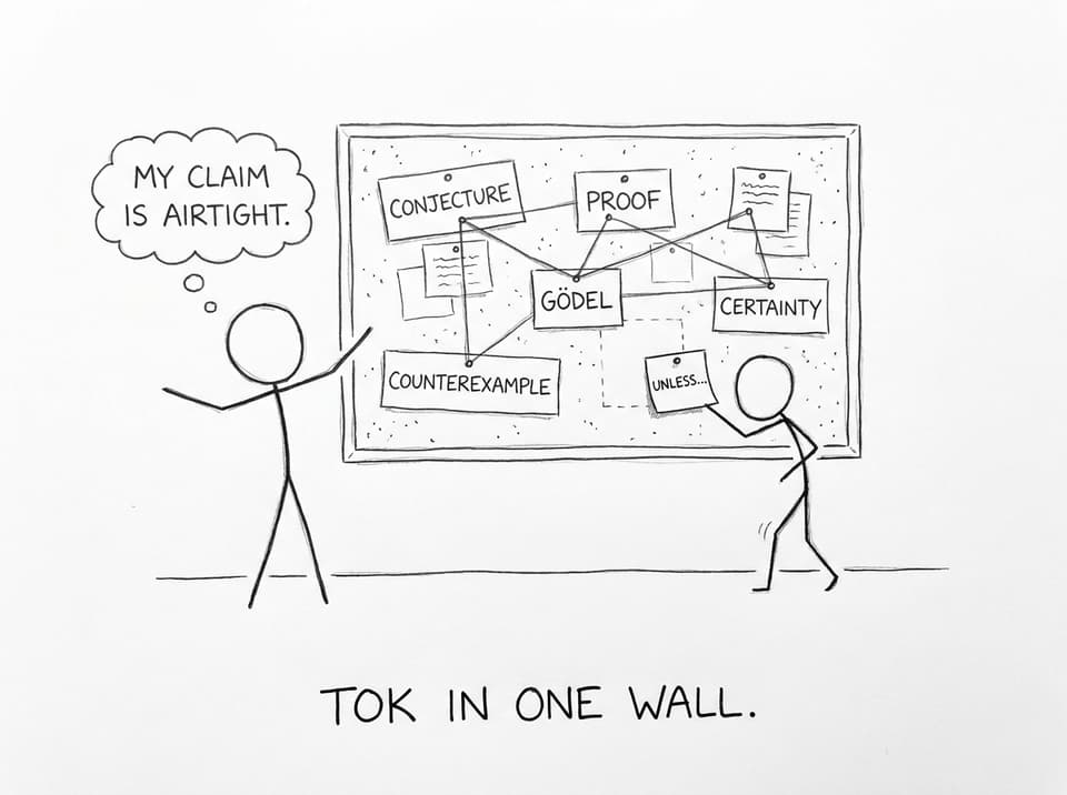 TOK detective board of certainty
