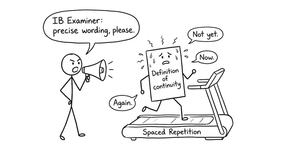 Comic about spaced repetition