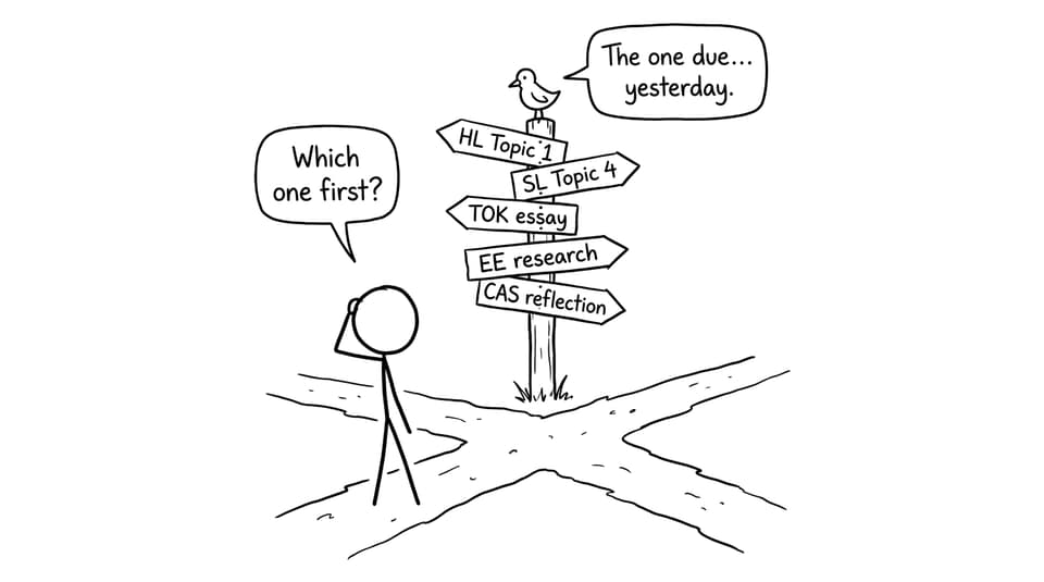 Deadline signpost bird joke XKCD style