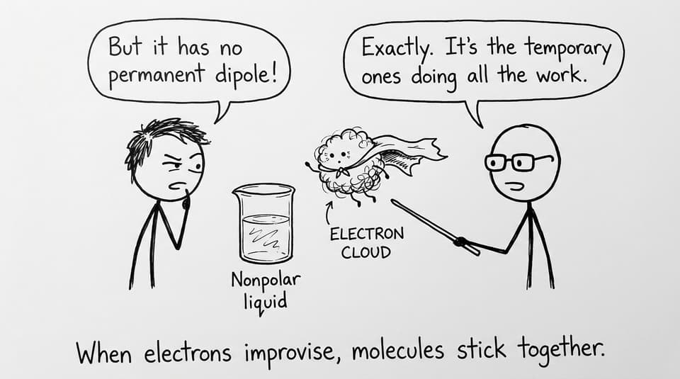 Student vs temporary dipoles