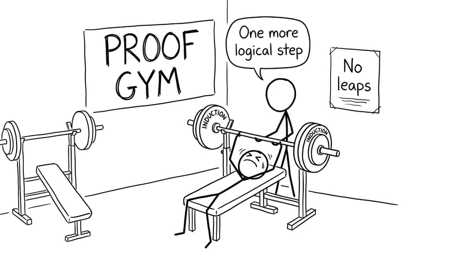Proof gym induction comic