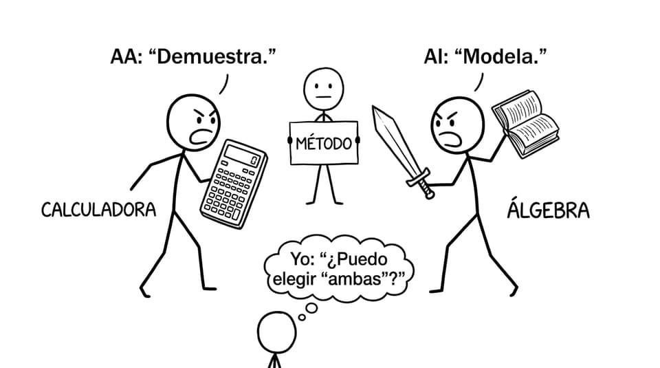 Cómic: batalla AA vs AI