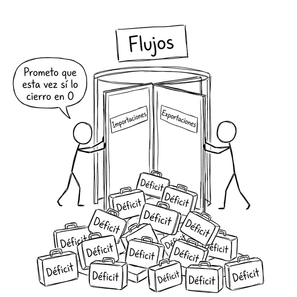Puerta giratoria de flujos