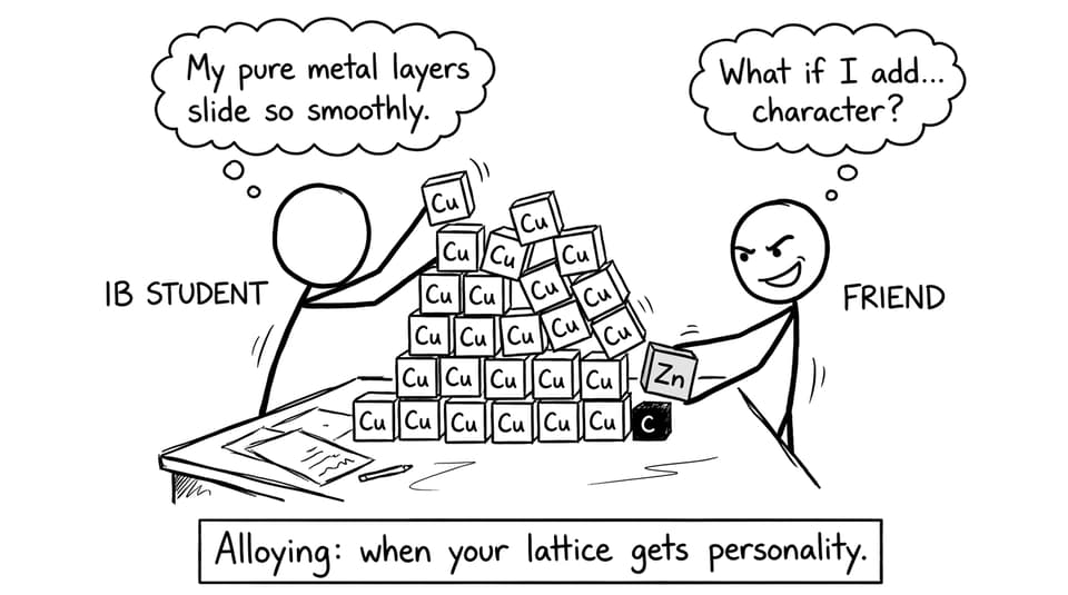 Alloying comic relief