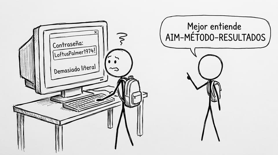 Contraseña demasiado literal