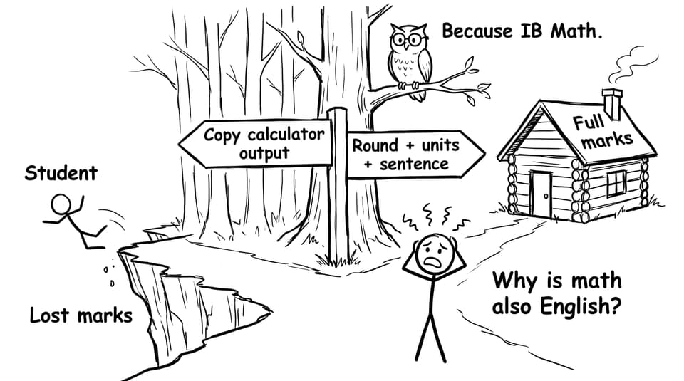 Two paths: output vs interpretation comic