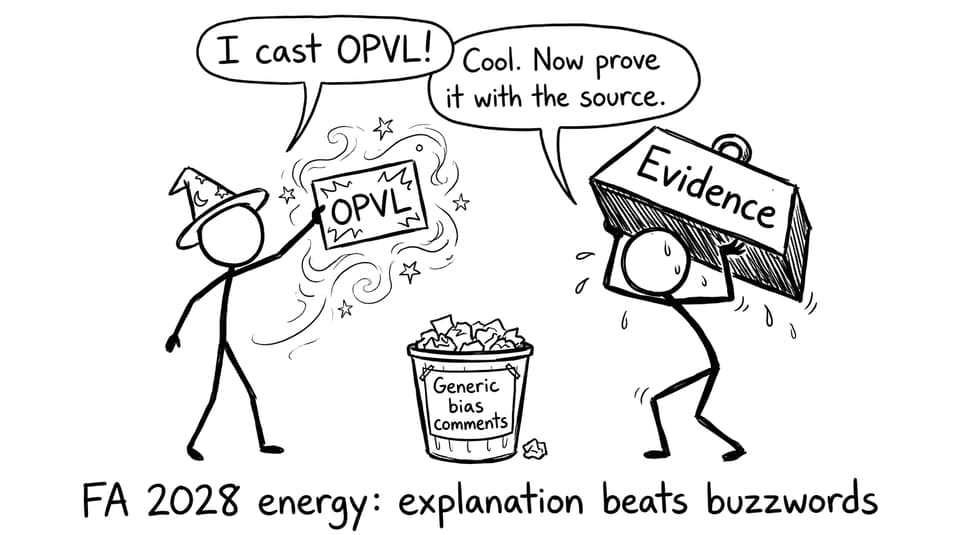 OPVL vs evidence comic