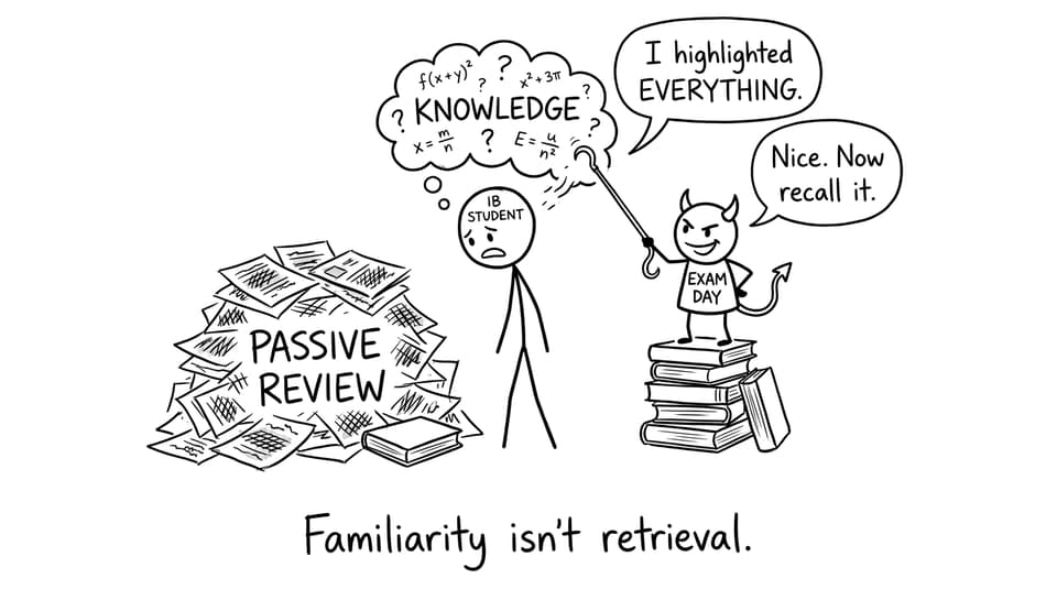 Passive review vs exam day gremlin