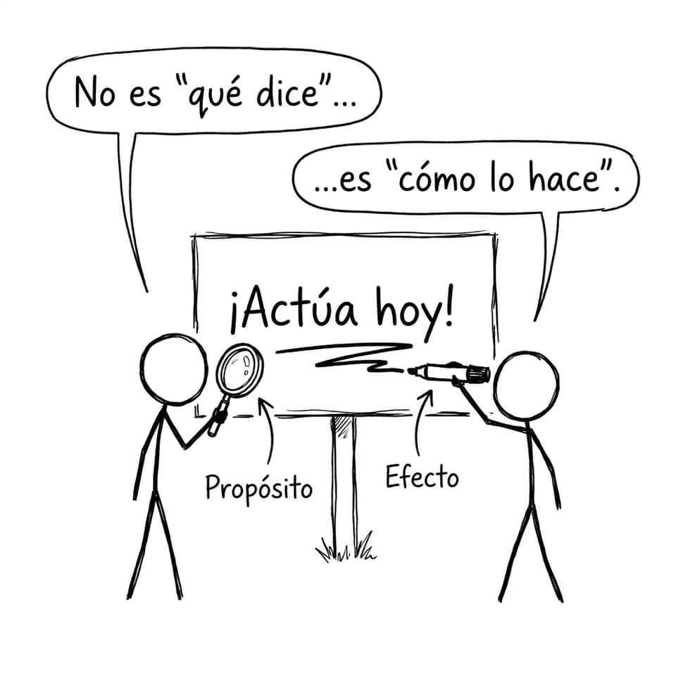 Lupa propósito y rotulador efecto