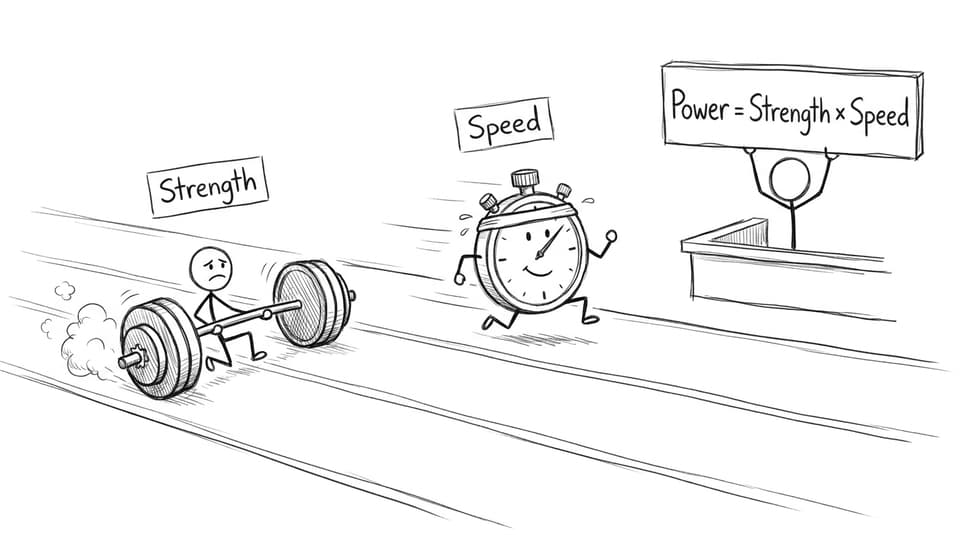 Stopwatch racing a barbell