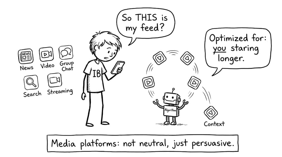 Algorithm juggling your feed