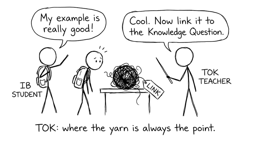 TOK yarn link joke