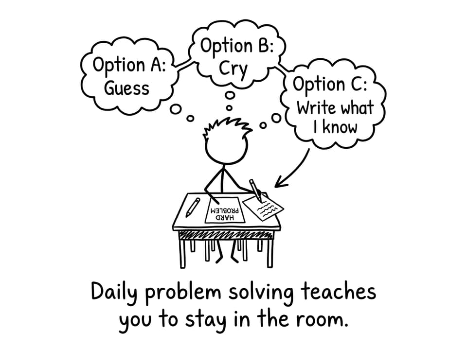 A comic about choosing “write what I know”
