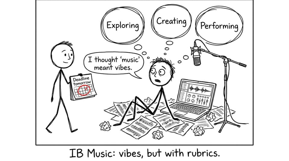 IB Music: vibes, but with rubrics.