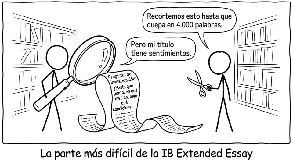 La parte más difícil de la IB Extended Essay