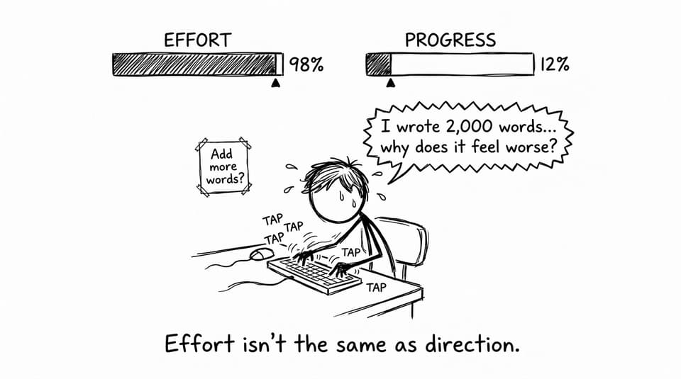 Effort vs progress bars