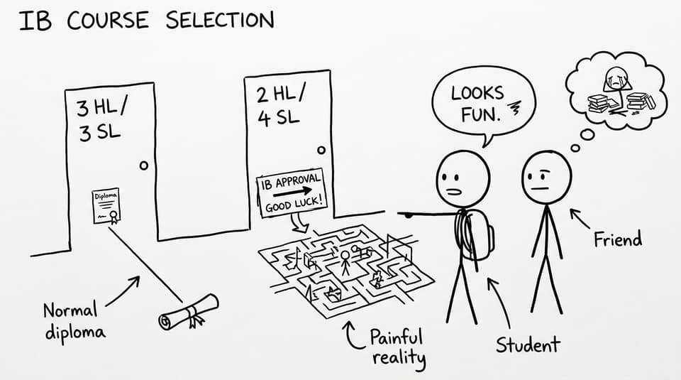 Two doors: 3HL/3SL vs 2HL/4SL with an approval maze