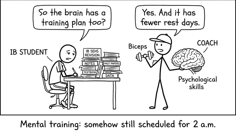 IB student realises the brain has a training plan too