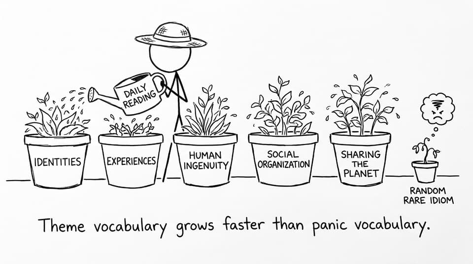 Theme vocab garden