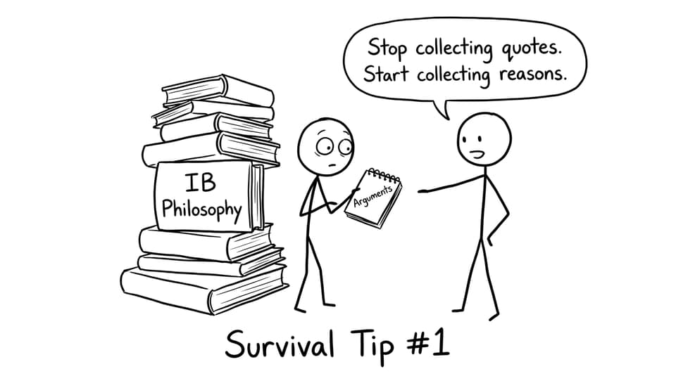 IB Philosophy survival tip comic