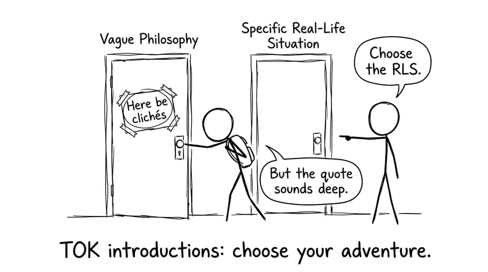Two doors: vague philosophy vs specific RLS