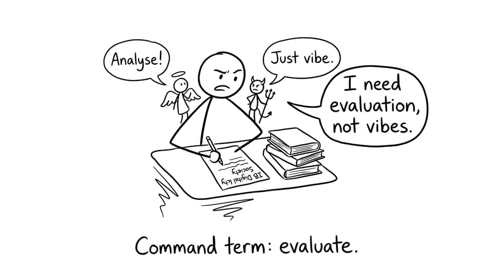 Comic: evaluation vs vibes