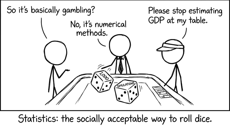 Monte Carlo simulation as a casino