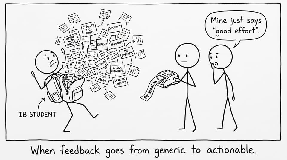 A backpack of feedback explodes into confetti