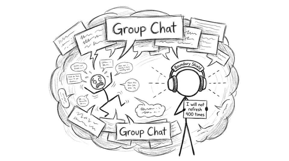 Group chat chaos vs boundaries