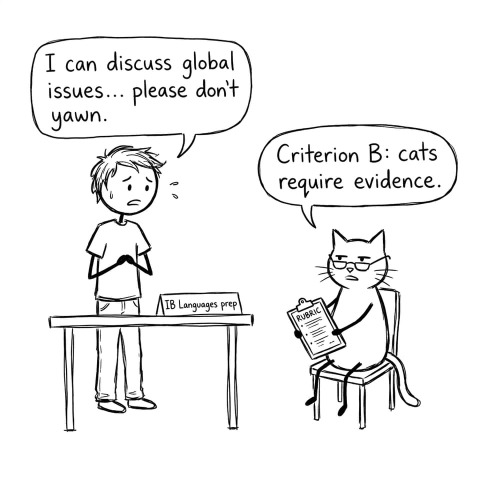Cat examiner judges oral practice