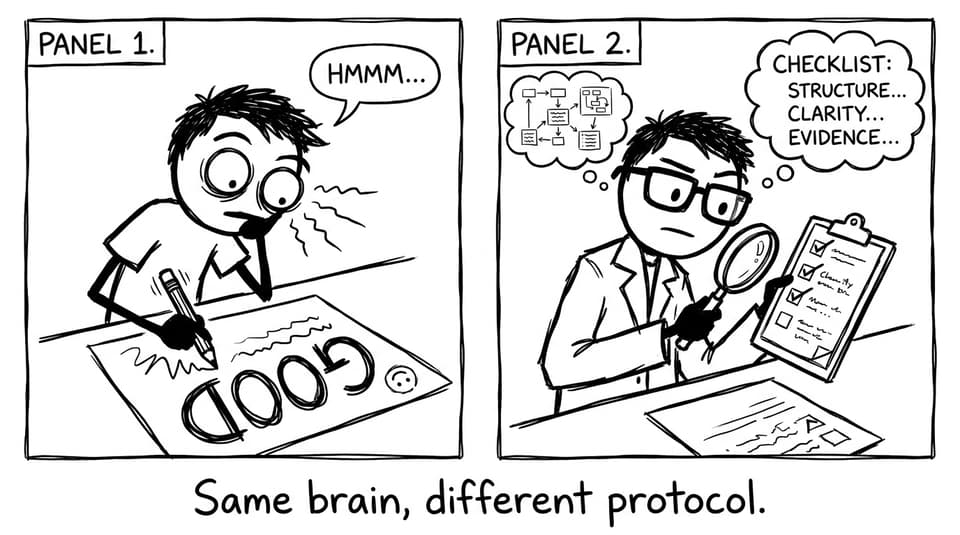Same student, different protocol