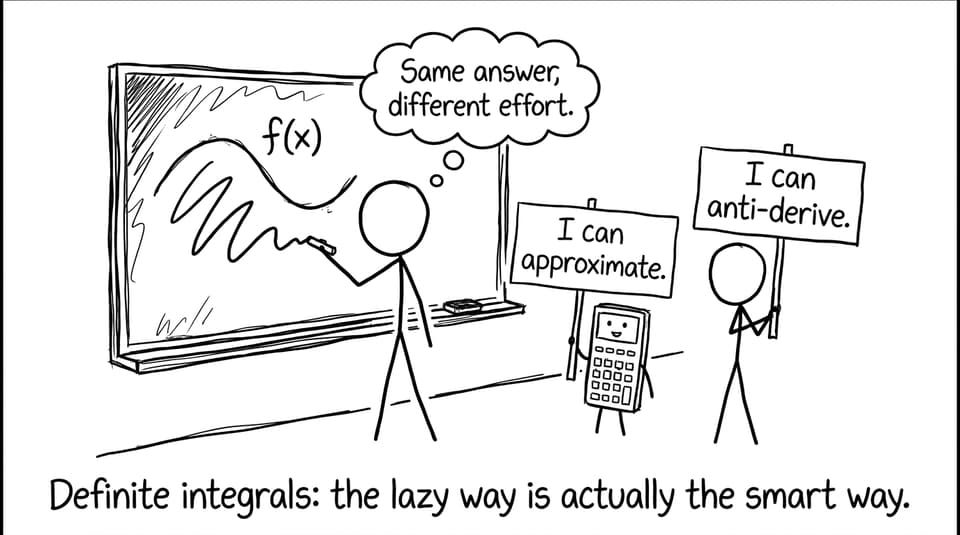 Teacher with two approaches: approximate vs anti-derive