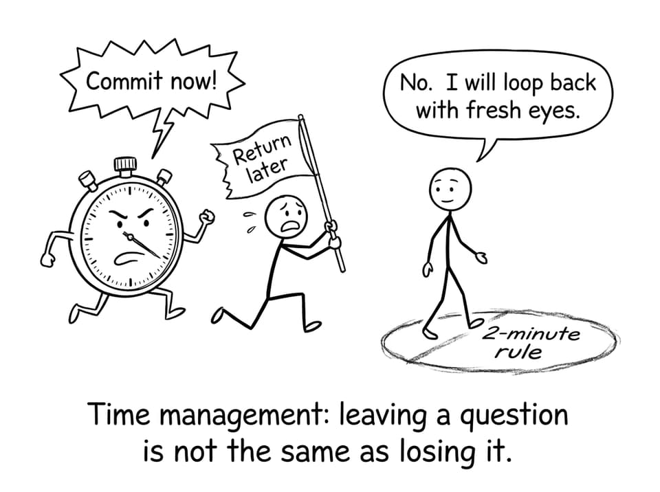 Comic about time management