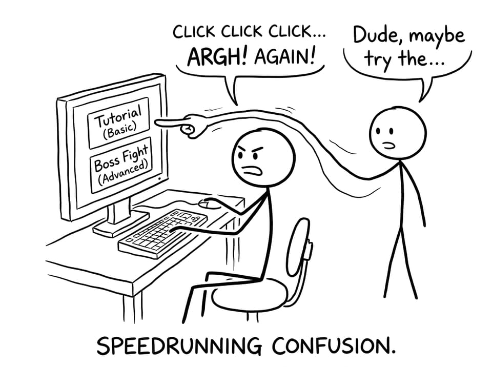 Speedrunning confusion in level select