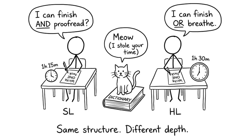 Paper 1 timing joke