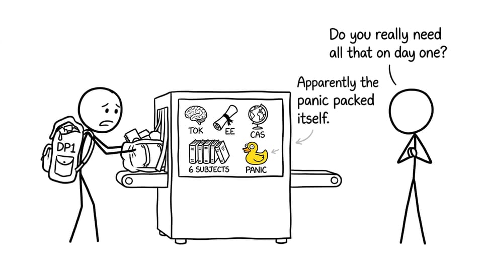 A student discovers that panic packed itself for DP1