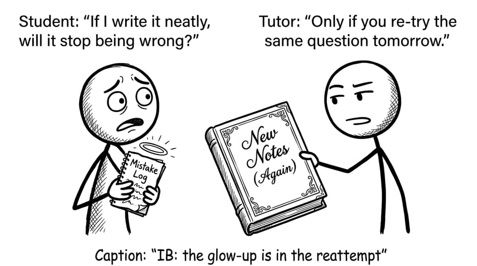 IB: the glow-up is in the reattempt